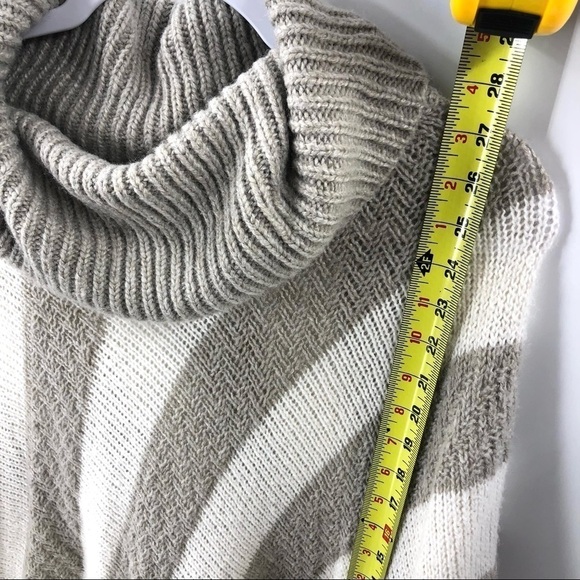 Wool Blend Cowl Neck Sweater Top Poncho Tunic Slouchy Sz Medium Large Old Navy - Picture 7 of 8